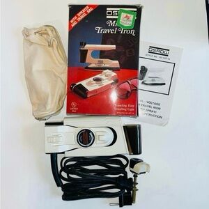 Vintage OSROW Mini Travel Iron 1984